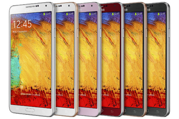 Samsung Galaxy Note 3 Colours